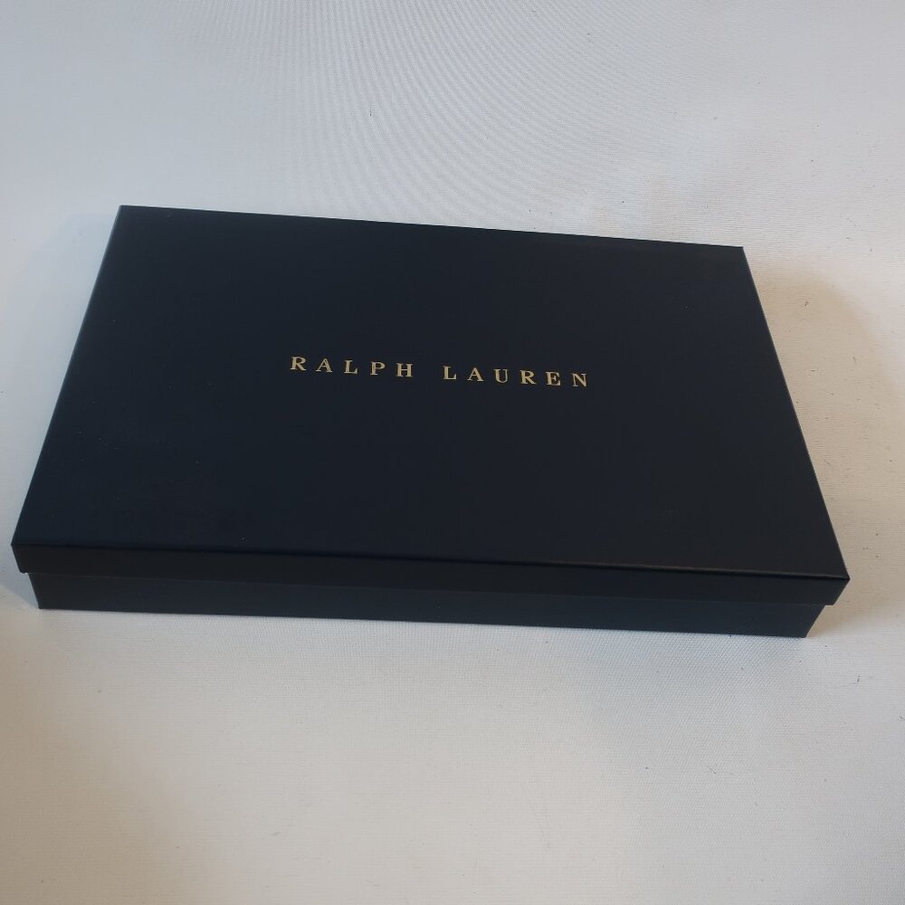 S Ralph Lauren Navy Blue Storage Box
